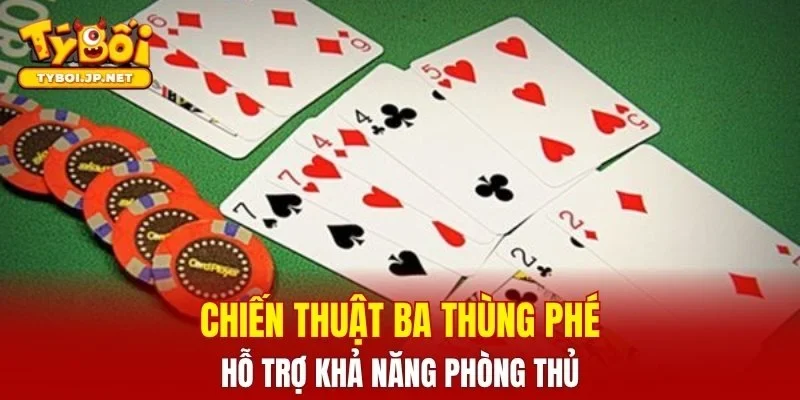 Chiến thuật ba thùng phé sẽ hỗ trợ khả năng phòng thủ