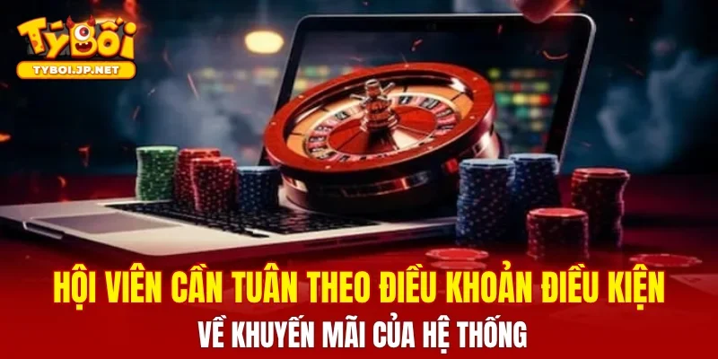 Hội viên cần tuân theo điều khoản điều kiện về khuyến mãi của hệ thống